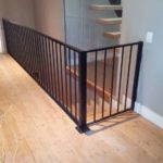 balustrade with safety gate
