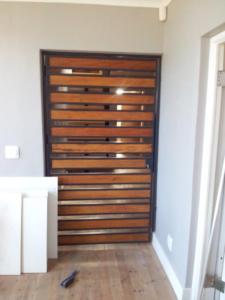 passage gate wood inlay